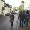 We head back towards the flat, after a beer in the pub, A Boxing Day Hunt, Chagford, Devon - 26th December 2007