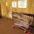 An abandoned trolley at the Beehive Centre, Thai with Rachel and Sam, and Steve's Taptu Birthday Cake, Cambridge - 12th January 2008