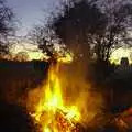 The bonfire is roaring away, Aldeburgh, Sprogs, and The BBs at Stoke by Nayland, Suffolk - 10th February 2008