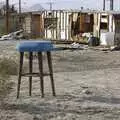 A stool sits alone, with no-one to sit on it, The End of the World: Julian to the Salton Sea and Back, California, US - 1st March 2008