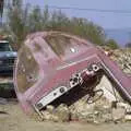 Motorboat stuck in the ground, The End of the World: Julian to the Salton Sea and Back, California, US - 1st March 2008