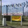 A sign hopes to tempt passers-by to the facilities, The End of the World: Julian to the Salton Sea and Back, California, US - 1st March 2008