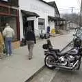 A Harley-Davidson on Main Street, The End of the World: Julian to the Salton Sea and Back, California, US - 1st March 2008