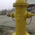 A yellow Julian fire hydrant, The End of the World: Julian to the Salton Sea and Back, California, US - 1st March 2008