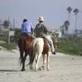 A couple of ponies trot along the beach, Rosarito and Tijuana, Baja California, Mexico - 2nd March 2008