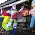 Random cartoon super-heroes and Mexican wrestlers, Rosarito and Tijuana, Baja California, Mexico - 2nd March 2008