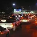 Huge queues of cars at the Mexico/US border, Rosarito and Tijuana, Baja California, Mexico - 2nd March 2008