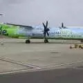 The FlyBe Dash 8 on the apron at Norwich, Easter in Dublin, Ireland - 21st March 2008