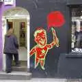 Super-bright graffiti, Easter in Dublin, Ireland - 21st March 2008