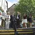 The wedding group goes punting on the Cam, Hani's Stag Beers and a Punting Trip on the Cam, Cambridge - 1st May 2008
