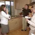 In the kitchen, Hani and Anne's Wedding, County Hall, Cambridge - 2nd May 2008