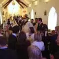 The church is full, Paul and Jenny's Wedding, Tralee, County Kerry, Ireland - 3rd May 2008