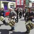 A pipe and drum band passes, Connor Pass, Slea Head and Dingle, County Kerry, Ireland - 4th May 2008