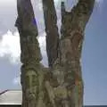 A carved tree, Connor Pass, Slea Head and Dingle, County Kerry, Ireland - 4th May 2008