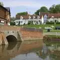 Red-brick bridge and pond, Finchingfield, The BSCC Weekend Away, Thaxted, Essex - 10th May 2008