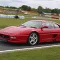 Action view of another Ferrari 350 on its way around, Driving a Racing Car, Three Sisters Racetrack, Wigan, Lancashire - 24th June 2008