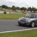 Speeding round in a Cooper S, Driving a Racing Car, Three Sisters Racetrack, Wigan, Lancashire - 24th June 2008