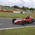 Nosher speeds past the pits, Driving a Racing Car, Three Sisters Racetrack, Wigan, Lancashire - 24th June 2008