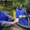 Dan, Cora and Ronan on the Rapids, Qualcomm at Alton Towers, Staffordshire - 29th June 2008