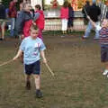 A couple of lads do the spinner-on-string thing, The Cambridge Folk Festival, and The BBs at Billingford, Cambridge and Norfolk - 19th August 2008