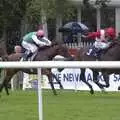 The race for the winning post, A Day At The Races, Newmarket, Suffolk - 23rd August 2008