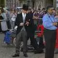 Fred Astaire gets ready to do a turn, A Brief Time in History: Stephen Hawking and the Corpus Christi Clock, Benet Street, Cambridge - 19th September 2008