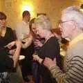 Isobel and Uncle Chris, Bill and Carmen's Post-Wedding Thrash, Yaxley Cherry Tree, Suffolk - 8th November 2008