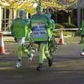 The Green team romps in, The Cambridge Fun Run, Milton Road, Cambridge - 14th November 2008