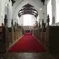 The nave of Brome church, Snow Days, Brome, Suffolk - 22nd November 2008