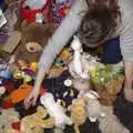 Fred's surrounded by stuffed toys, Fred's First Christmas, Brome, Suffolk - 25th December 2008