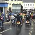 More mopeds ride down the hill, Diss Carnival Procession, Diss, Norfolk - 21st June 2009