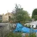 A view of the yard, A Fire at Valley Farm, Thrandeston, Suffolk - 24th June 2009