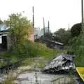 A smouldering pile of corrugated iron, A Fire at Valley Farm, Thrandeston, Suffolk - 24th June 2009