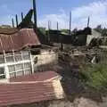 The remains of the barn, built in the 1960s, A Fire at Valley Farm, Thrandeston, Suffolk - 24th June 2009