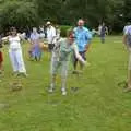 Suey does the horseshoe toss, The Brome Village Fête, Brome, Suffolk - 4th July 2009