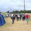 The crowds head off to the arena, The Latitude Festival, Henham Park, Suffolk - 20th July 2009