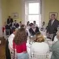 Jimmy does a speech, Julie and Cameron's Wedding, Ballintaggart House, Dingle - 24th July 2009