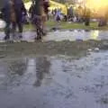 Water-soaked ground, The Cambridge Folk Festival, Cherry Hinton Hall, Cambridge - 1st August 2009