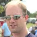 The Eye Show is reflected in Paul's shades, The Eye Show and the Red Arrows, Palgrave, Suffolk - 31st August 2009