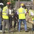 Meanwhile, a logging competition is in progress, The Eye Show and the Red Arrows, Palgrave, Suffolk - 31st August 2009