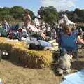 Fred tries to escape, Harvest Festival at Jimmy's Farm, Wherstead, Suffolk - 12th September 2009