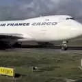 The Air France/KLM 747 cargo, A Trip to Evelyn and Louise's, Monkstown Farm, County Dublin, Ireland - October 25th 2009