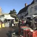 It's Farmer's Market day in Diss again, Fred in Amandines, and The Derelict Church of St. Mary, Tivetshall, Norfolk - 13th December 2009