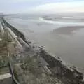 A view of the bay and the DART line, Christmas at Number 19, Blackrock, County Dublin, Ireland - 25th December 2009
