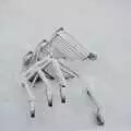 Some more trolleys' legs stick out of the frozen Mere, A Snowy Miscellany, Diss, Norfolk - 9th January 2010
