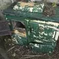 An abandoned Aga-like stove in the café garden, A Day in Greystones, County Dublin, Ireland - 28th February 2010