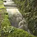 The stream by the side of the road, Easter in Chagford and Hoo Meavy, Devon - 3rd April 2010
