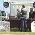 Isobel visits the Amandines stall, Fred at the Carnival, Brewer's Green Lane, Diss, Norfolk - 21st June 2010