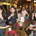 Jen Mac and Eoghan at the bar, A Taptu Science Park Picnic, and Wedding Guests Arrive, Cambridge and Brome, Suffolk - 1st July 2010