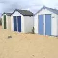 Three beach huts stand alone, A "Minimoon" and an Adnams Brewery Trip, Southwold, Suffolk - 7th July 2010
